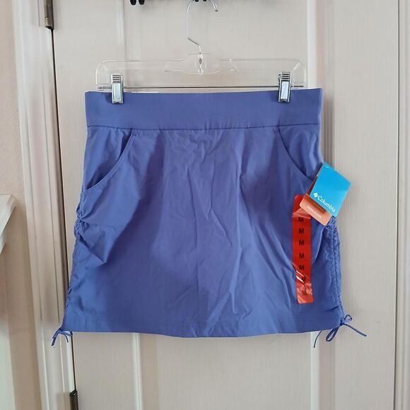 Columbia Dresses & Skirts - NWT Columbia Active Fit Purple Lotus All Seasons Ruched Skort Quick Dry UPS 50 M
